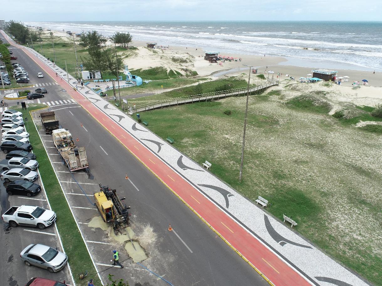 Galeria de Elaboração de Projeto e execução de reforço para o sistema de esgotamento sanitário do município de Capão da Canoa, Sub-Bacia coletora Beira Mar